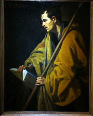 Saint Thomas - Huile sur toile de Velazquez - Musée d'Orléans .
