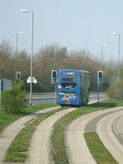 DSCF8819 Stagecoach East (Cambus) 15200 (YN64 ANU) at Orchard Park (Busway) - 10 Apr 2015