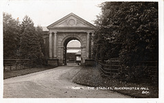 Stables to Buckminster Hall, Leicestershire. (House demolished stables survive)