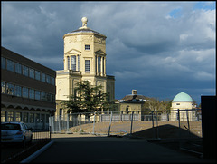 sunlight on the observatory