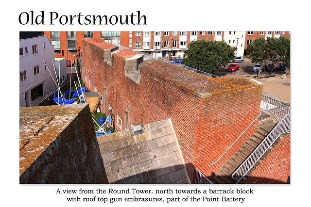 The Round Tower & Point Battery view to north 11 7 2019