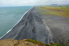 Iceland, Endless Black Beach of Dyrhólaey