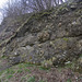 Hyaloclastite: Upper Miller's Dale Lava front at Litton Mill railway cutting