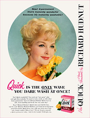 Quick Home Permanent Ad, c1955