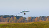 Our moto hang-glider performs a landing