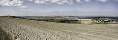 Panoramic view north from Culver Down Isle of Wight