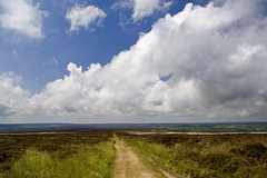 Cloudscape over Howdale Moor and Fylingdales Moor, North Yorkshire