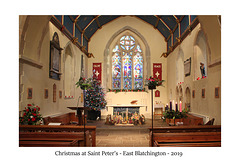 Christmas at St Peter's East Blatchington 2019