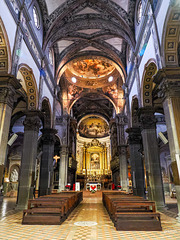 Monastero di San Giovanni Evangelista - Navata centrale.