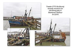 Trawler CT73 de Bounty at Newhaven - 9.4.2016