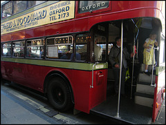 platform on an old Oxford bus