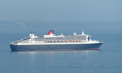 Queen Mary 2 at Torbay - 21 September 2020