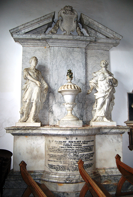 Lord and Lady Maynard Memorial, Little Easton Church, Essex