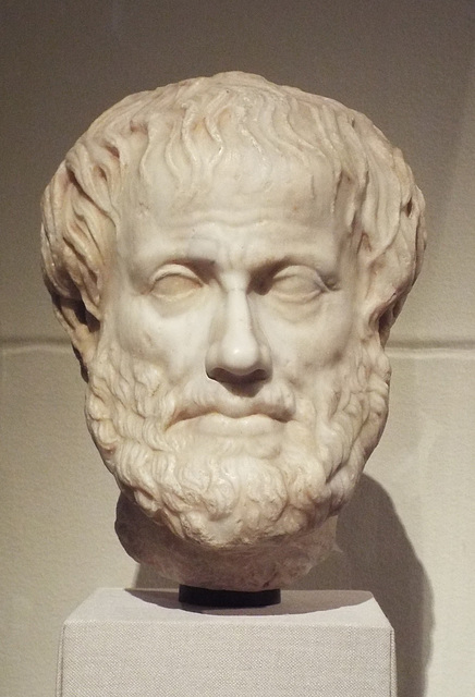 Marble Portrait Head of Aristotle in the Metropolitan Museum of Art, July 2016