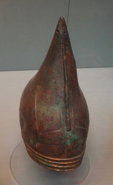 Urartian Bronze Helmet in the British Museum, May 2014