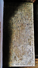 stoke dry church, rutland,incised slab  jaqueta digby, 1496
