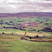 Looking over Reeth from near Cuckoo Hill. (Aug 1993, scan)