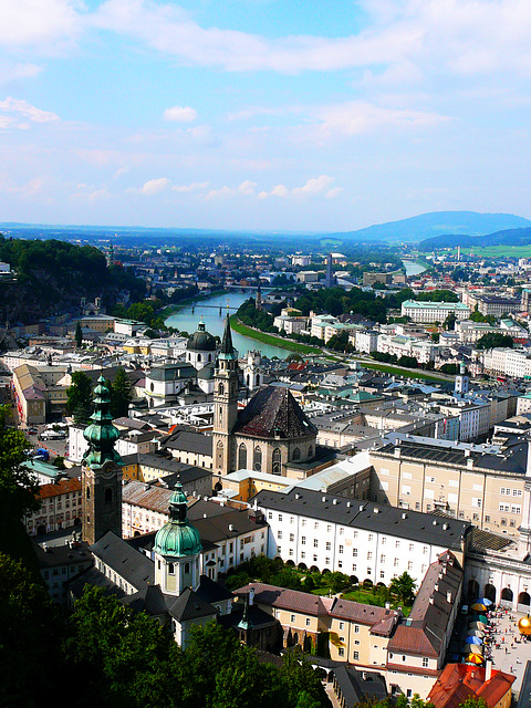 Blick auf Salzburg