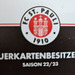St. Pauli Dauerkarte 2022-2023