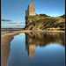 Greenan Castle reflections, Ayr.