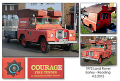 Courage Brewery Land Rover fire engine - Earley - 4.3.2015