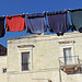 Shirts in the sky of Matera (Basilicata/Italy)