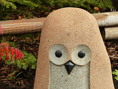 Owl sculpture at Silver Springs Botanical Gardens