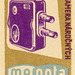 Admira Movie Camera Matchbox Label