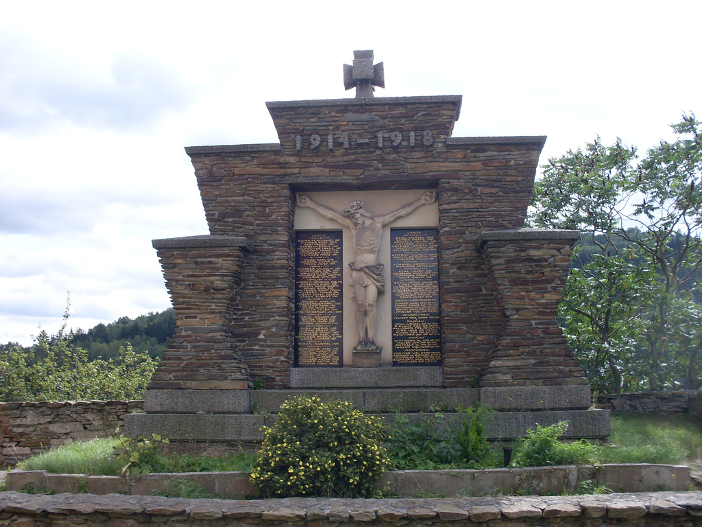 Zlutice das Kriegerdenkmal 1914 - 18