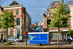 Demolition on the Stille Rijn/Haarlemmerstraat