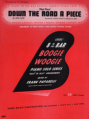 "Down The Road A Piece" Sheet Music, 1942/3