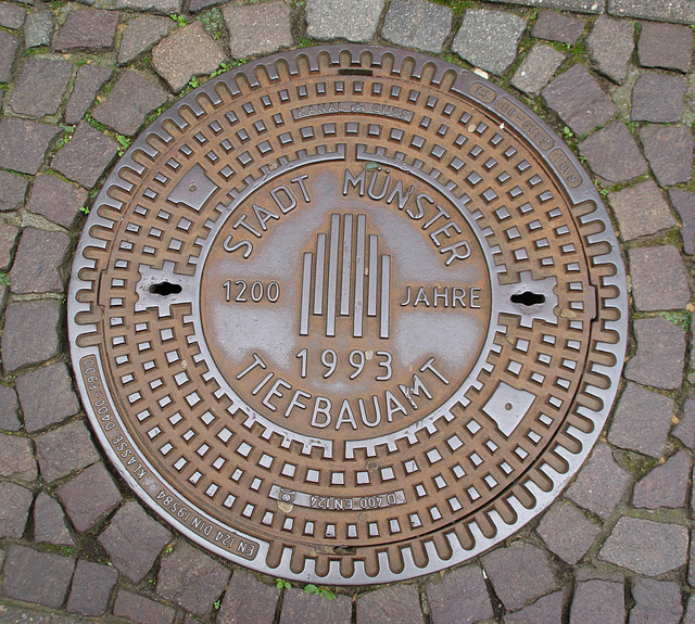 Kanaldeckel: Münster