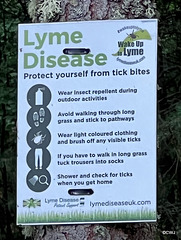 Lyme Disease warning on the Cawdor Estate