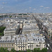 Paris vue sur l'ouest et la rue de Rivoli
