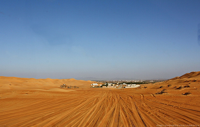 Leaving Wahiba Sands (Oman)