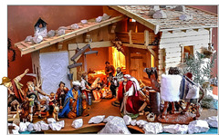 Christmas nativity scene at 3-King's Day. ©UdoSm