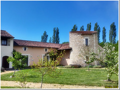 Maison de pays typique dans le Poitou