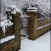 snow-patterned gateway