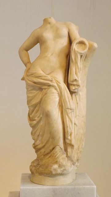 Statuette of Aphrodite from Karystos in the National Archaeological Museum of Athens, May 2014