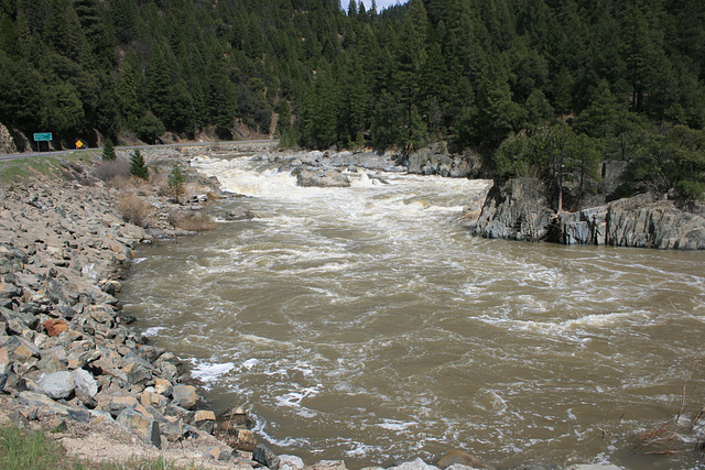 Indian Creek in flood, III