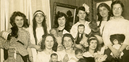 Dolls and Bears (Cropped—Back Rows)
