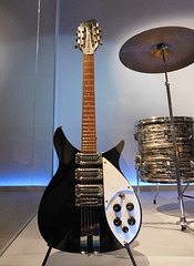 Electric Guitar Played by John Lennon in the Metropolitan Museum of Art, September 2019