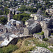 Blick auf die Altstadt von Sion und die Kirche Notre Dame du Glarier
