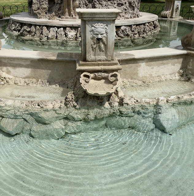 Details of a fountain.