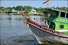 Fishing boat return