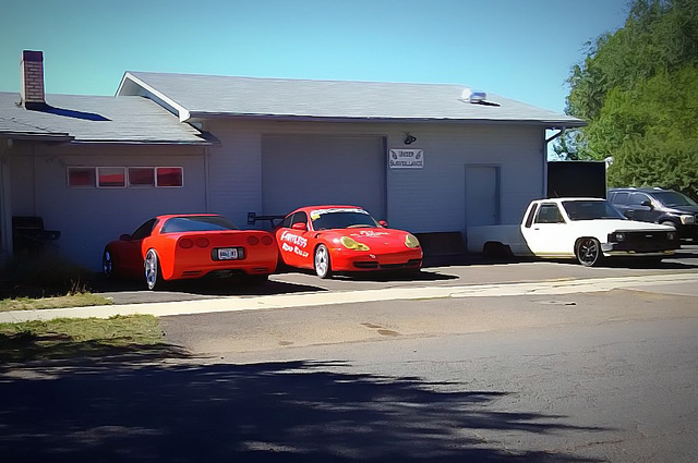 Porsche and Corvette