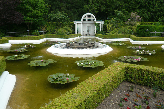 Star Pond At The Butchart Gardens