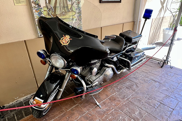 Valencia 2022 – Museu Històric Militar – Harley-Davidson motorbike of the Guardia Civil