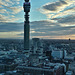 Looking south-west: BT Tower