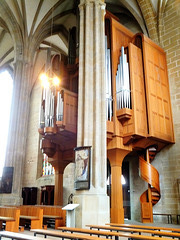 Erfurter Dom. Aufgang in die Orgel. ©UdoSm